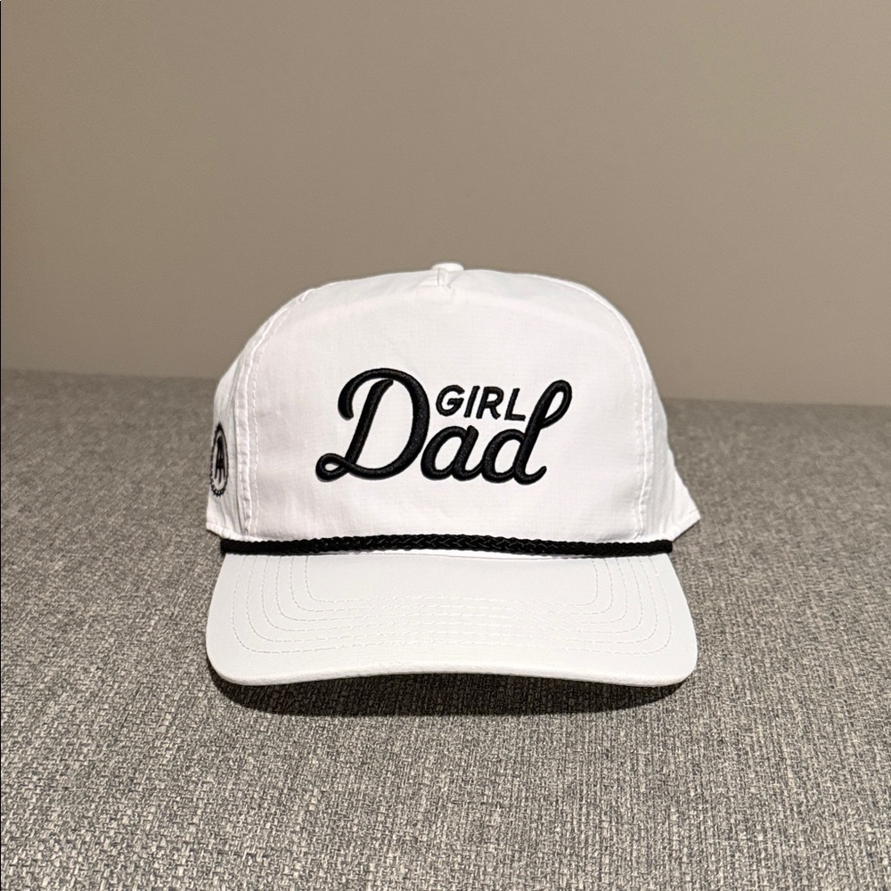 White 'Girl Dad' Cap